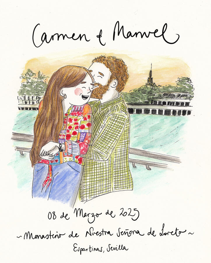 Personalised Wedding Invite